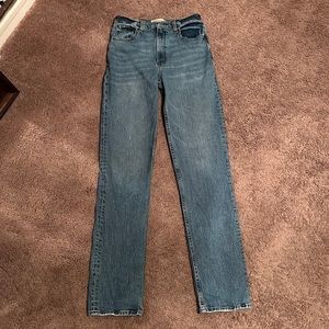 Abercrombie & Fitch 90s Straight Ultra High Rise